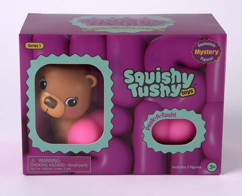Squishy Tushy Toys 3" Double Bubble Butt Pack Series 1