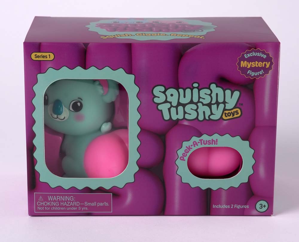 Squishy Tushy Toys 3" Double Bubble Butt Pack Series 1