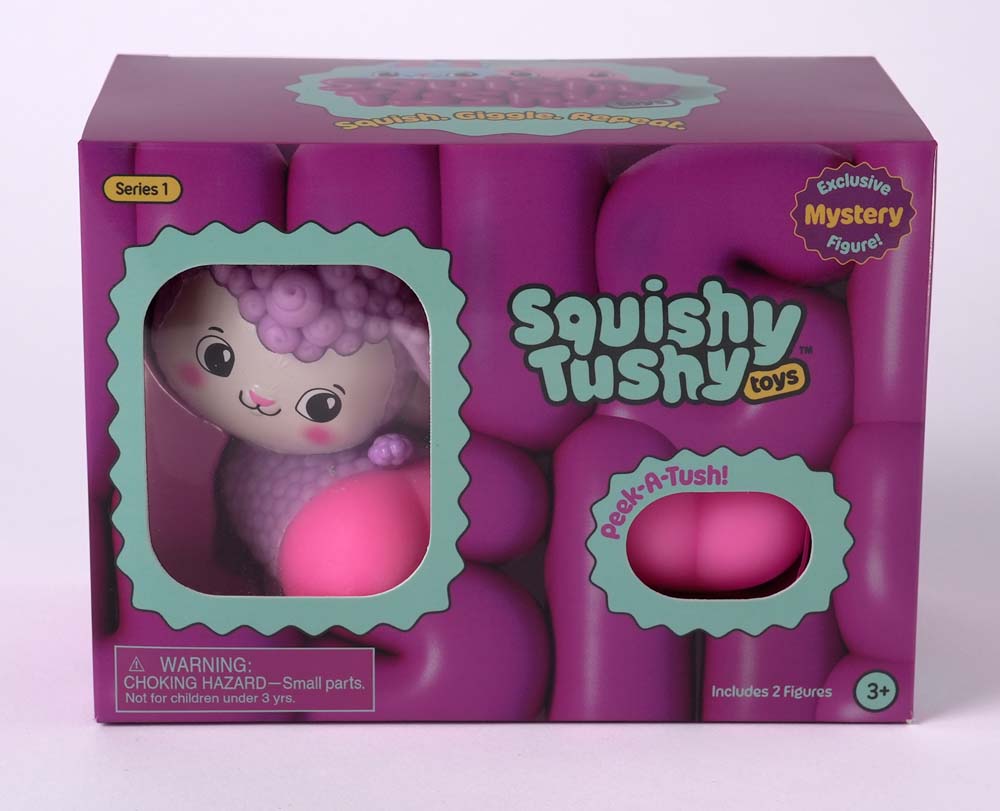 Squishy Tushy Toys 3" Double Bubble Butt Pack Series 1