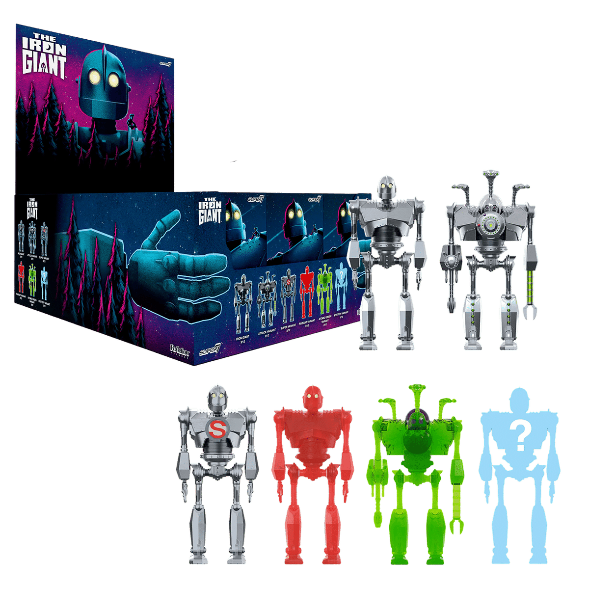 The Iron Giant - ReAction Blind Box (Display of 12)
