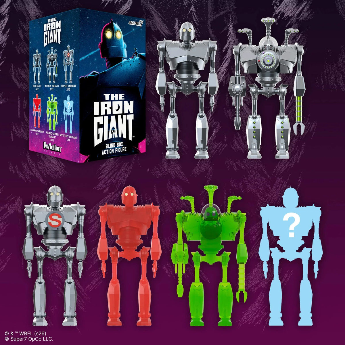 The Iron Giant - ReAction Blind Box (Display of 12)