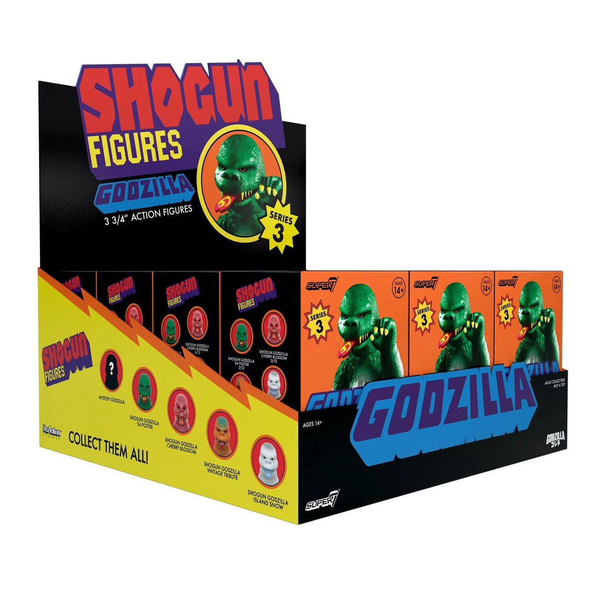 Toho - Shogun Reaction Figure Blind Box Assortment (Display of 12) Series 3
