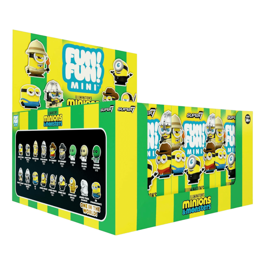 Minions 3 - Minion FUN! FUN! MINI Blind Box Assortment (Wave 1) (Display of 9)
