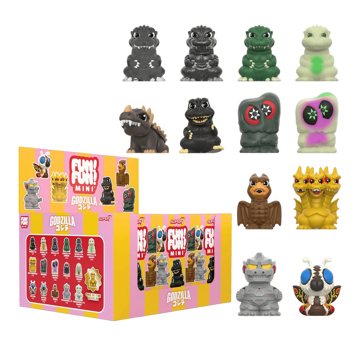 Toho - FUN! FUN! MINI Blind Box Assortment (Display of 9) (Wave 1)
