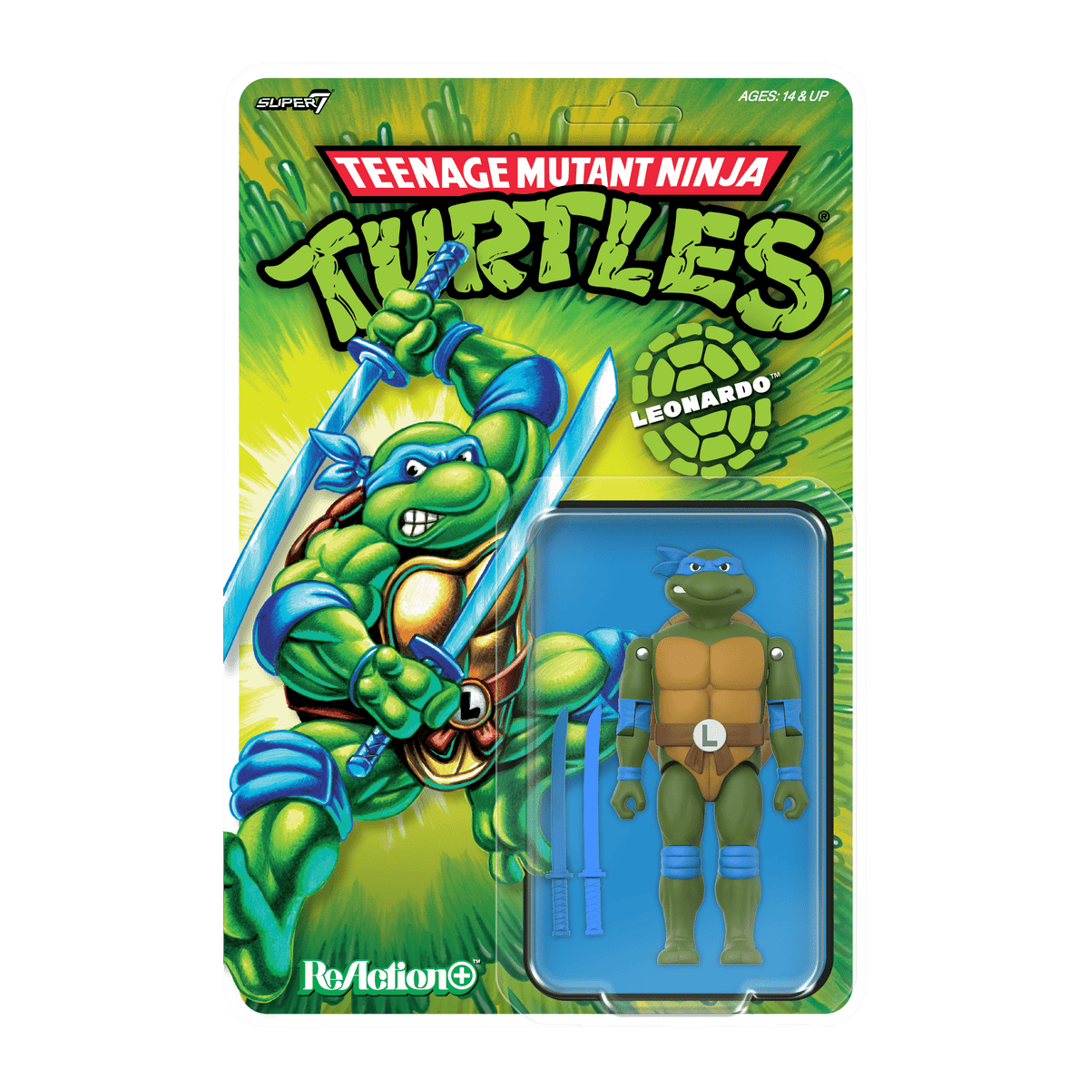 Teenage Mutant Ninja Turtles - Leonardo ReAction+ Figure