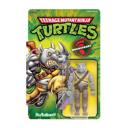 Teenage Mutant Ninja Turtles - Rocksteady ReAction+ Figure