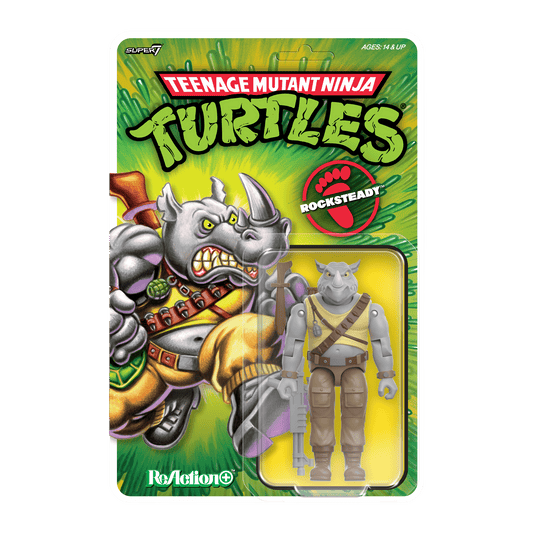 Teenage Mutant Ninja Turtles - Rocksteady ReAction+ Figure