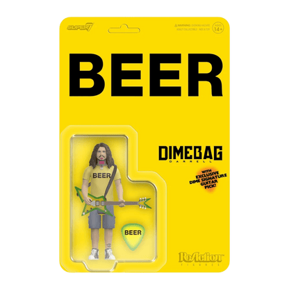 Dimebag Darrell - Dimebag Darrell (Beer Shirt) ReAction Figure