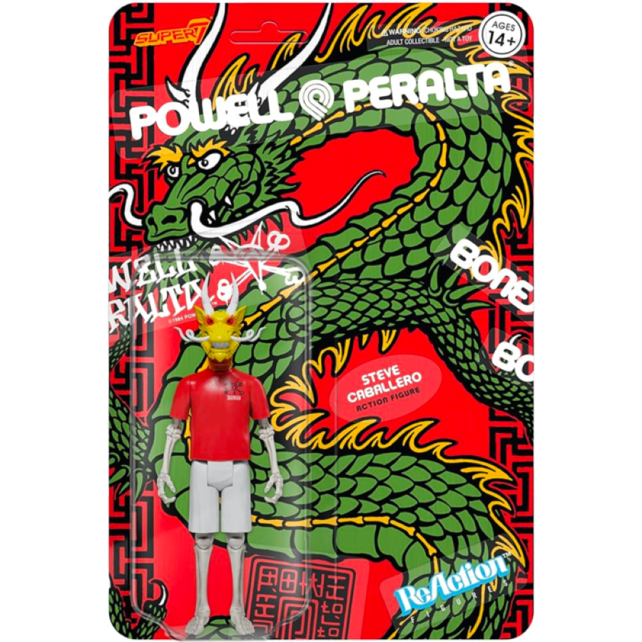 Powell Peralta - Steve Caballero Chinese Dragon ReAction 3.75" Figure