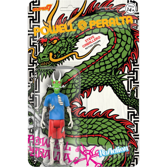 Powell Peralta - Steve Caballero Chinese Dragon (Re-Colour) ReAction 3.75" Figure