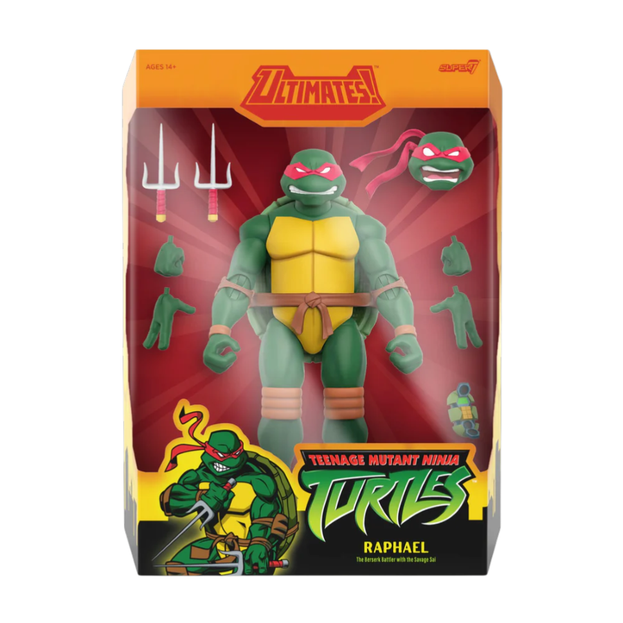 Tennage Mutant Ninja Turtles - Raphael Ultimates Figure | Ozzie ...