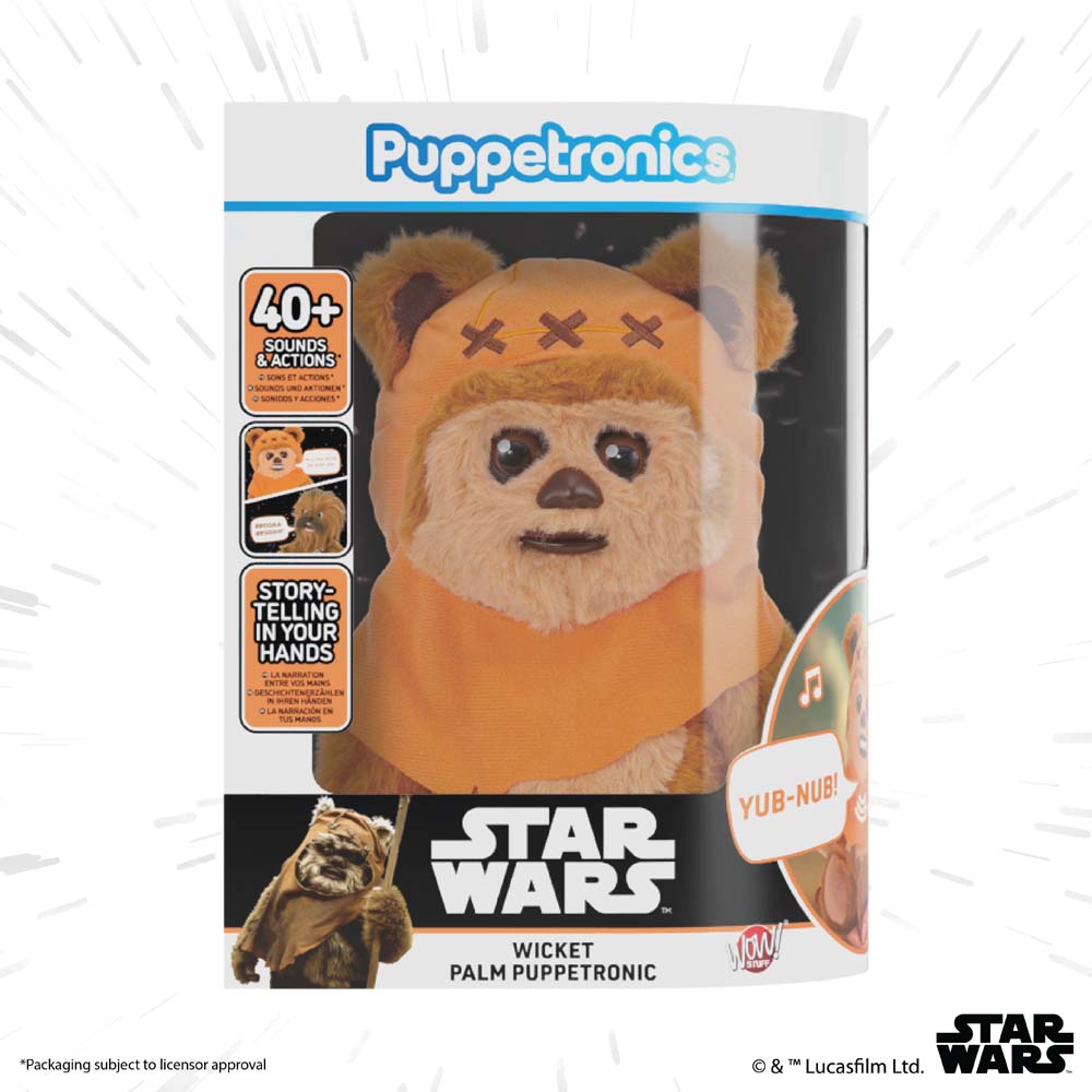Star Wars Yoda & Wicket Palm Puppetronic Assortment