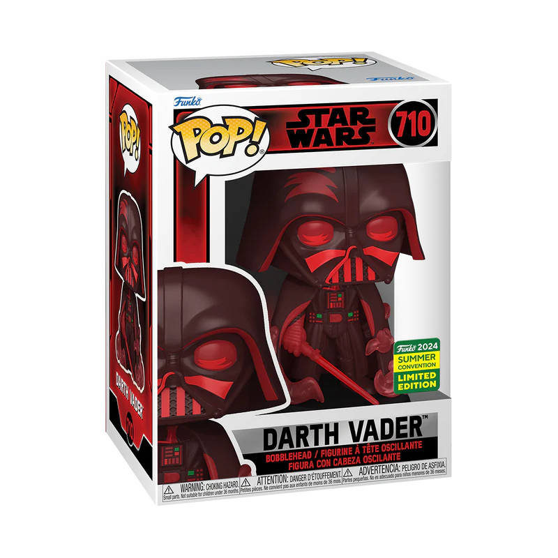 Star Wars - Darth Vader 2024 SDCC Summer Convention Shared Exclusive Pop! Vinyl #710