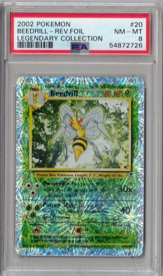 2002 Pokemon Legendary Collection 20 Beedrill - Rev.Foil