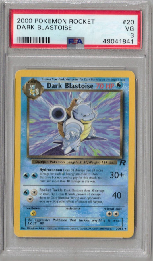 2000 Pokemon Rocket Dark Blastoise 20