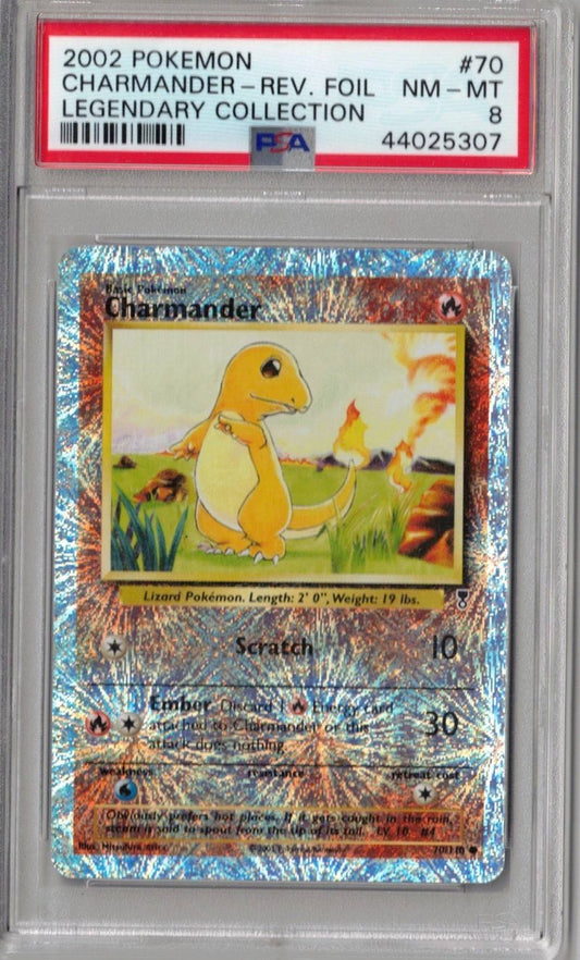 2002 Pokemon Legendary Collection 70 Charmander Rev.Foil