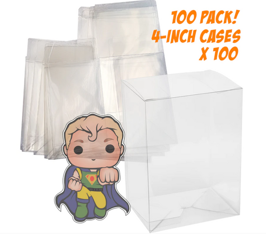 4" POP! Vinyl Protector Bulk Bundle x100 Pack