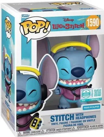 Lilo & Stitch - Stitch With Headphones Pop! Vinyl LE 9500pcs