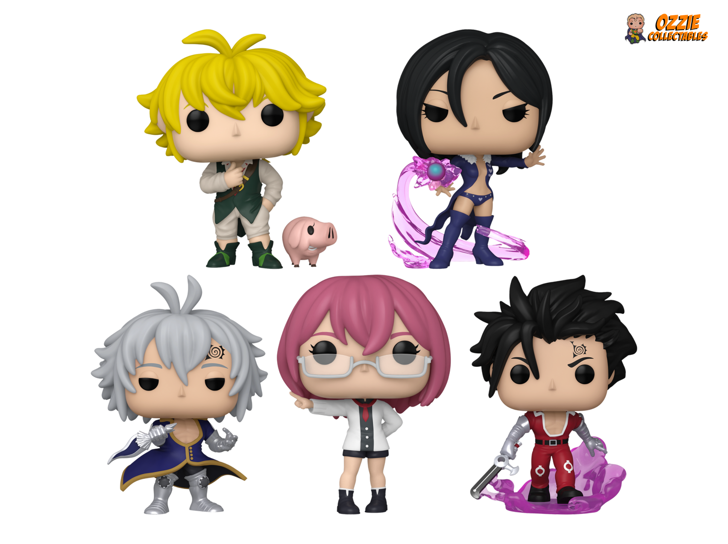 Seven Deadly Sins 2024 Bundle - 5 POP! Vinyls