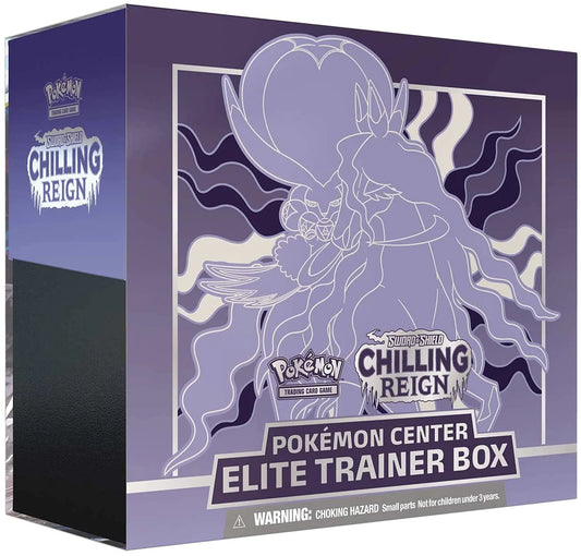 Shadow Rider Calyrex - Pokémon TCG Sword & Shield: Chilling Reign Pokémon Center Elite Trainer Box