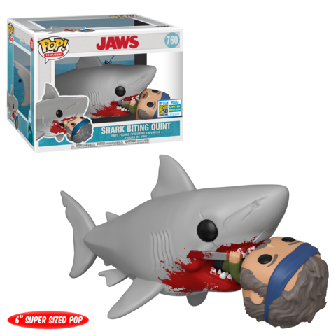 Jaws - Shark Biting Quint 2019 SDCC Exclusive 6" Pop Vinyl #760
