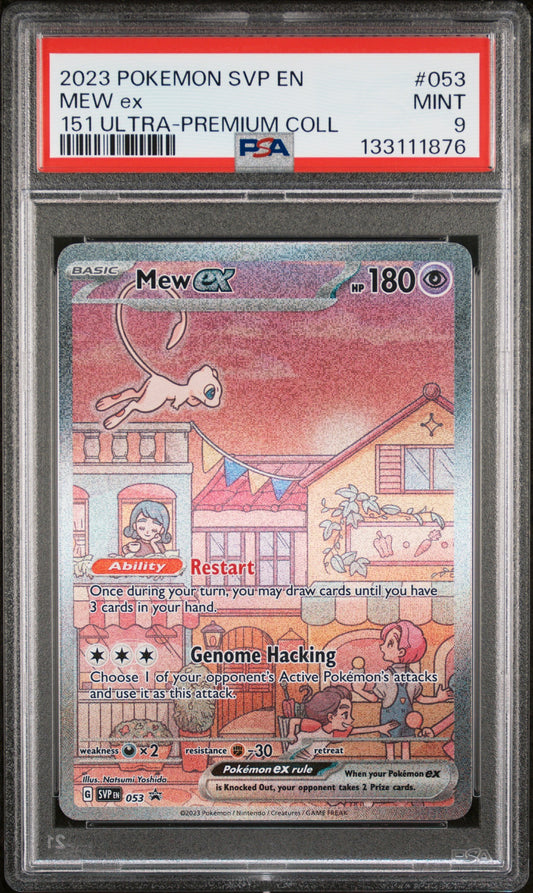 2023 Pokemon Svp En-Sv Black Star Promo 053 Mew Ex 151 Ultra-Premium Coll - PSA 9