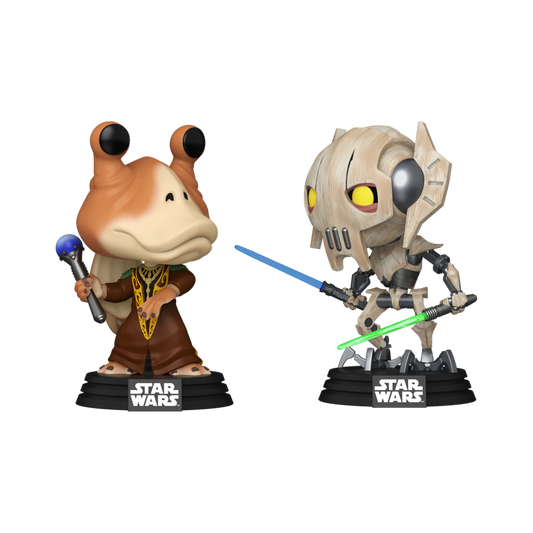 Star Wars: Clone Wars - Jar Jar Binks Vs General Grievous US Exclusive Pop! Vinyl 2-Pack