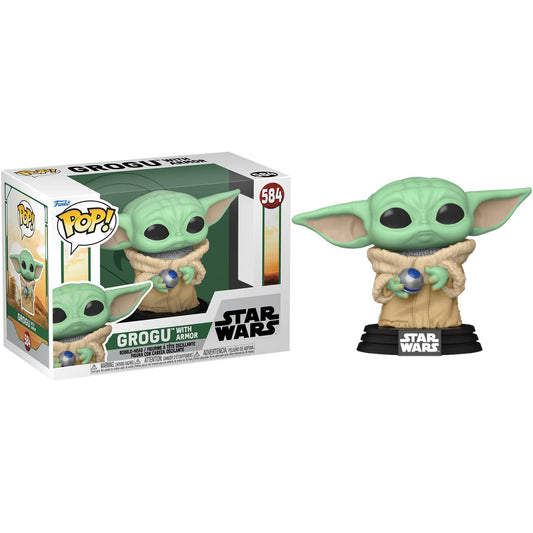 Star Wars: Book of Boba Fett - Grogu with Armor Pop! Vinyl