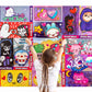 Sticki Rolls Jumbo Sticker Capsule Tube