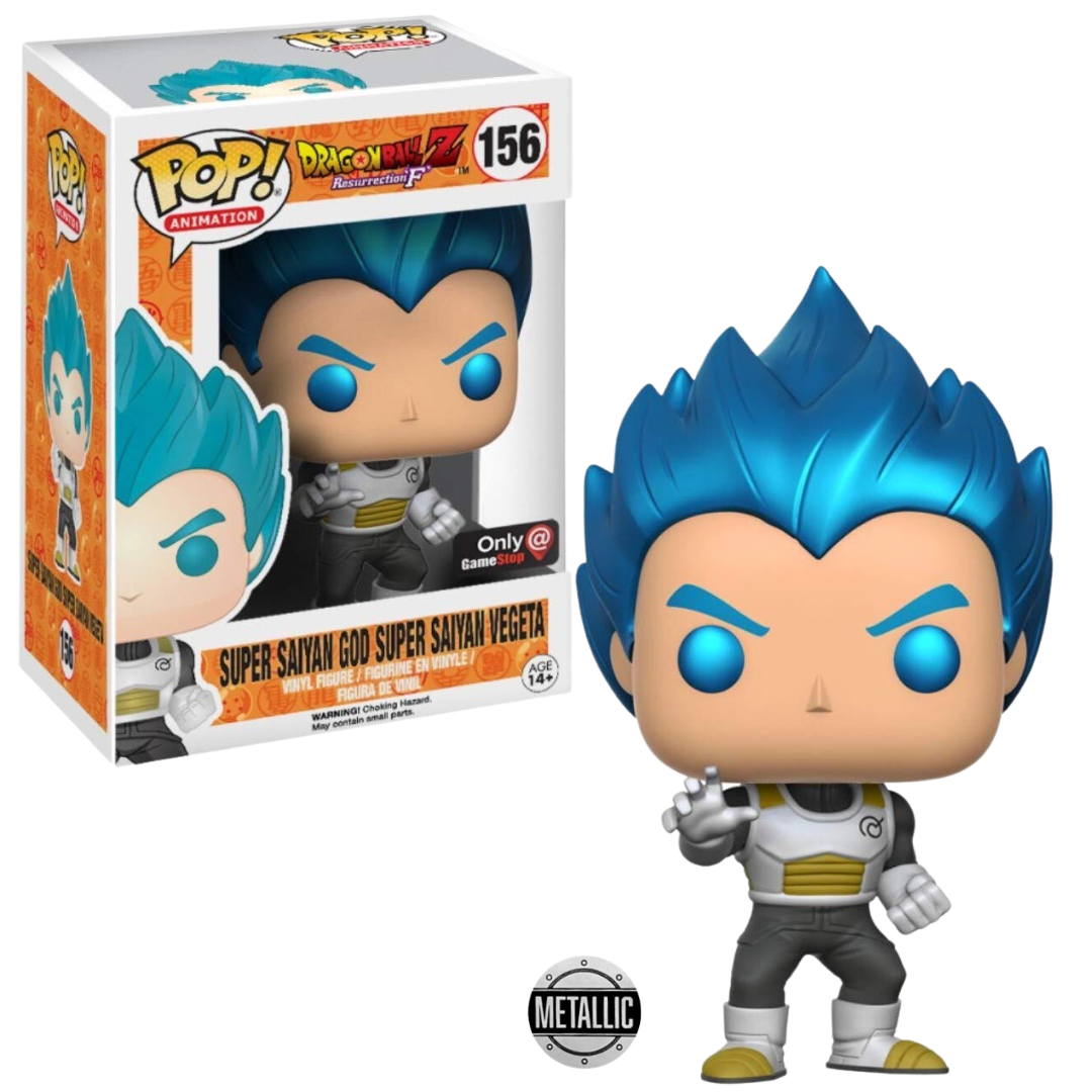 Dragon Ball Z -Super Saiyan God Super Saiyan Vegeta (Metallic) Pop Vinyl #156