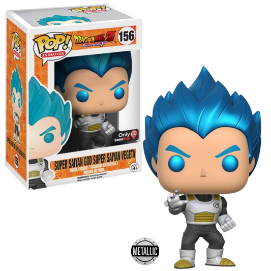 Dragon Ball Z -Super Saiyan God Super Saiyan Vegeta (Metallic) Pop Vinyl #156