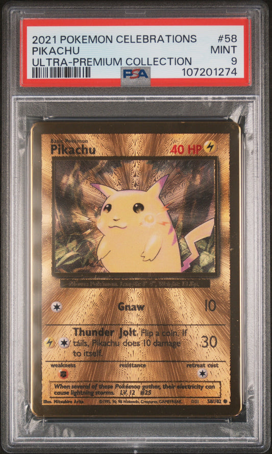 2021 Pokemon Celebrations Ultra-Premium Collection 58 Pikachu