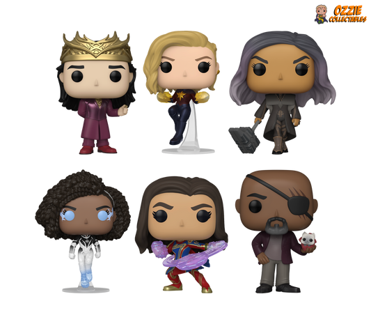 The Marvels (2023) Bundle - 6 POP! Vinyls