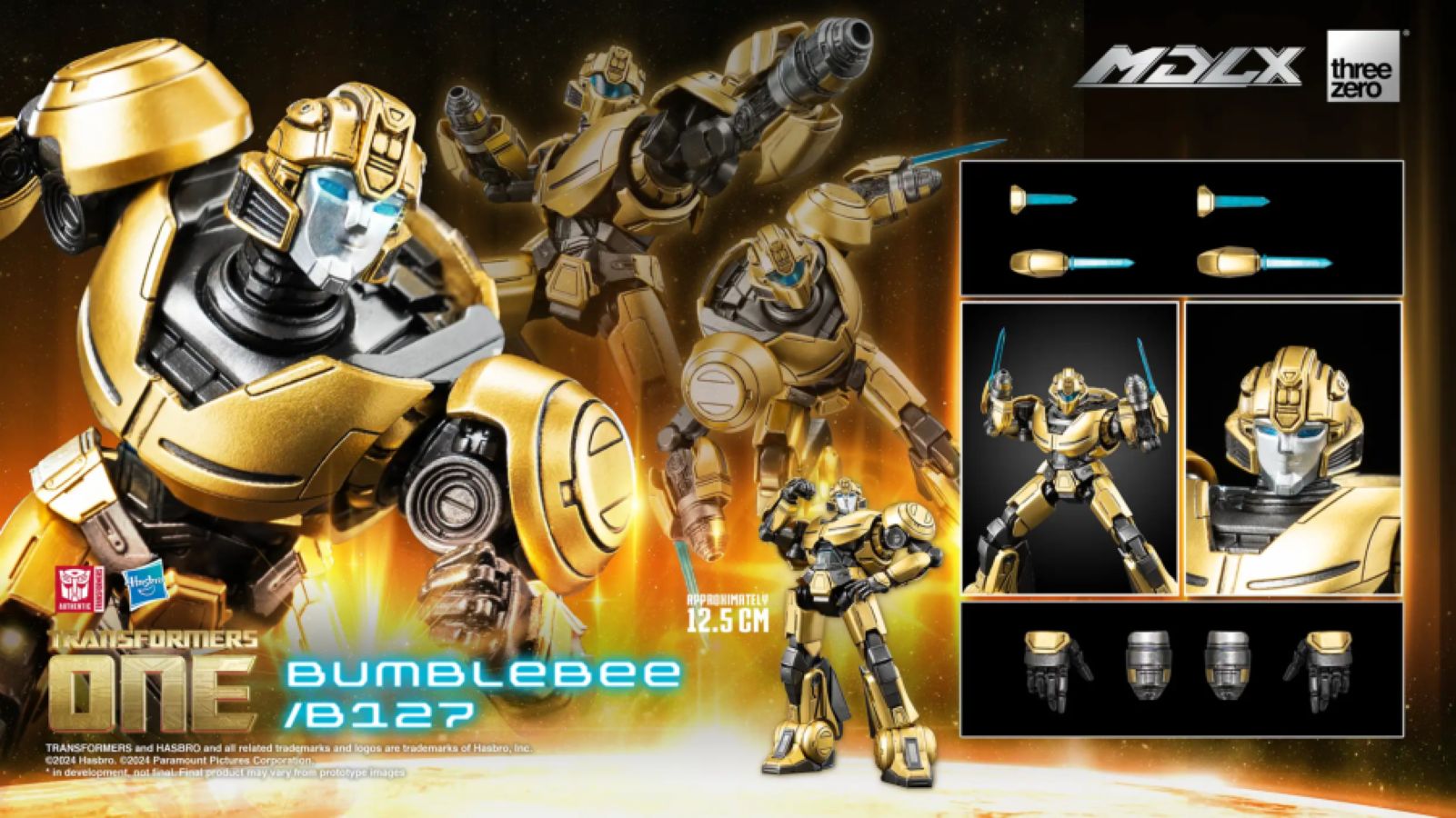洋楽 DUBBLE O BEEZ/FIRST ORDER OF BEEZNESS Threezero Transformers One - MDLX - Bumblebee / B127 Pre