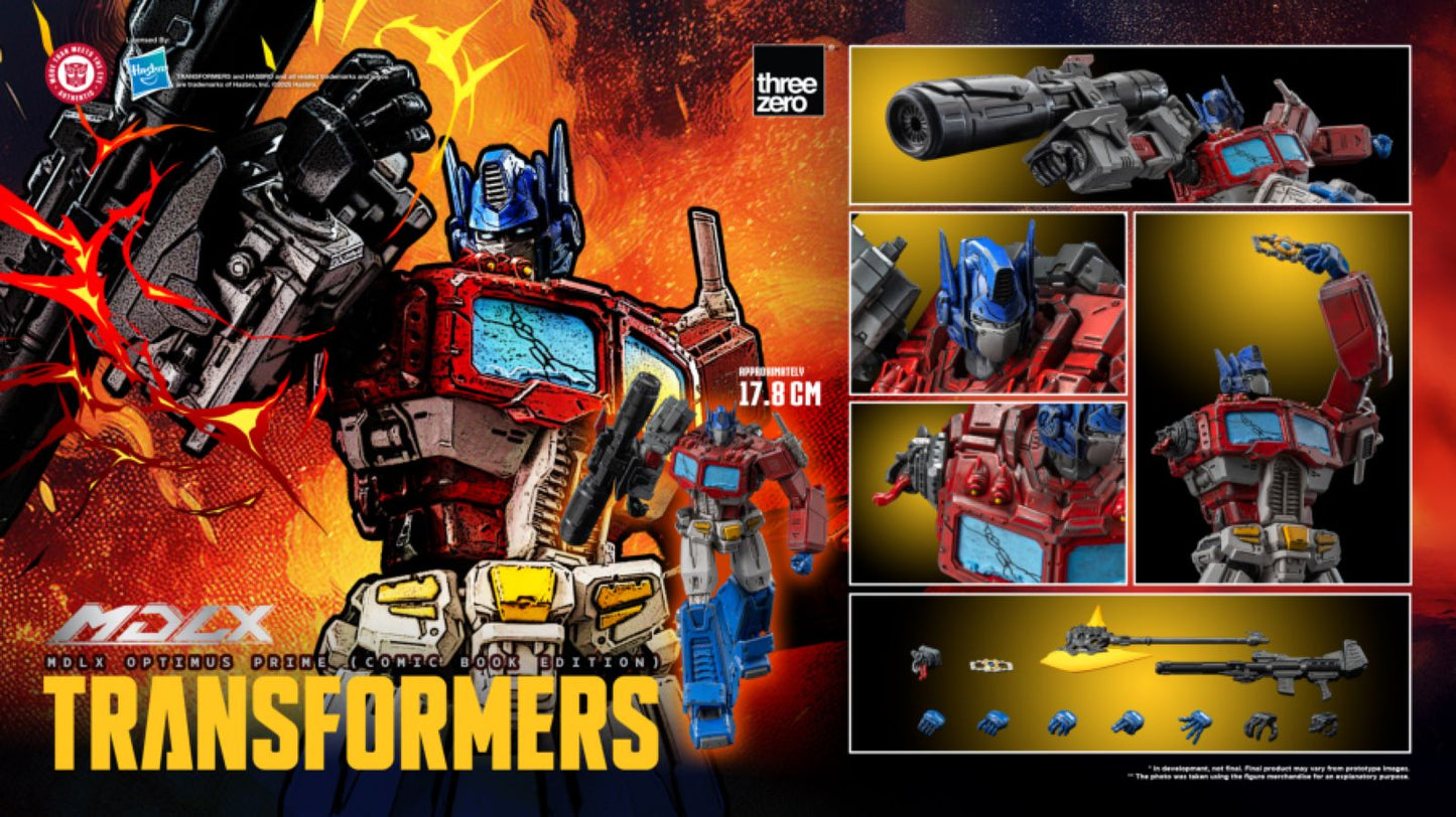 Transformers - Optimus Prime (Comic Book Edition) MDLX Figure