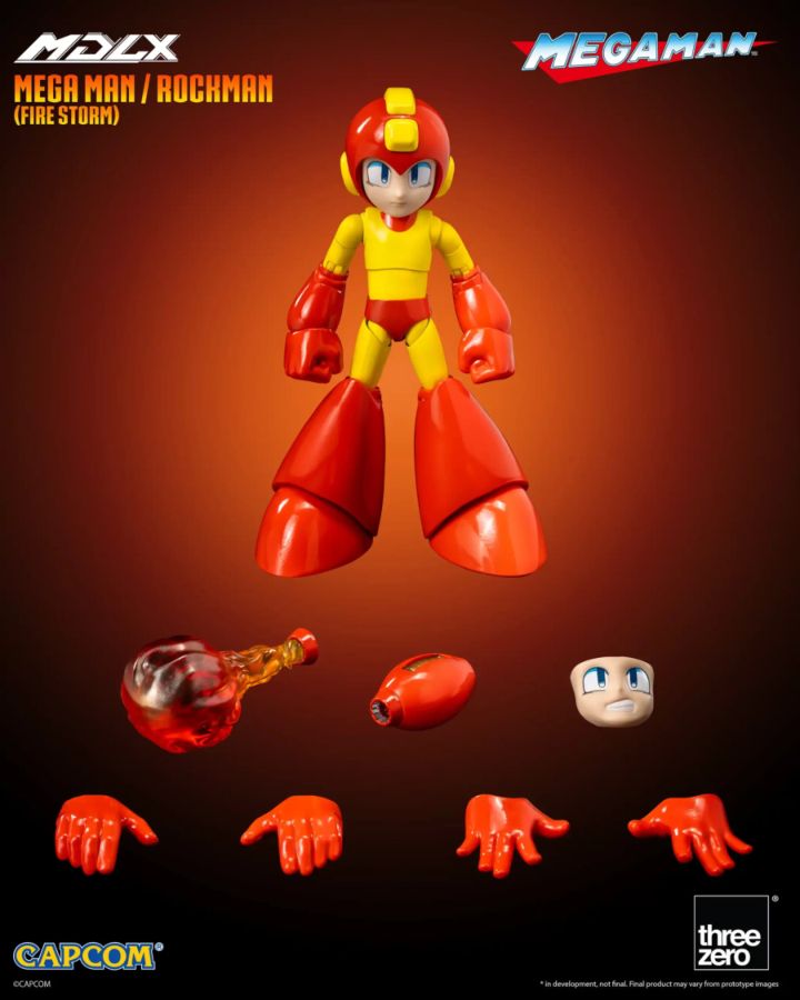 Mega Man - Mega Man / Rockman (Fire Storm) MDLX Figure
