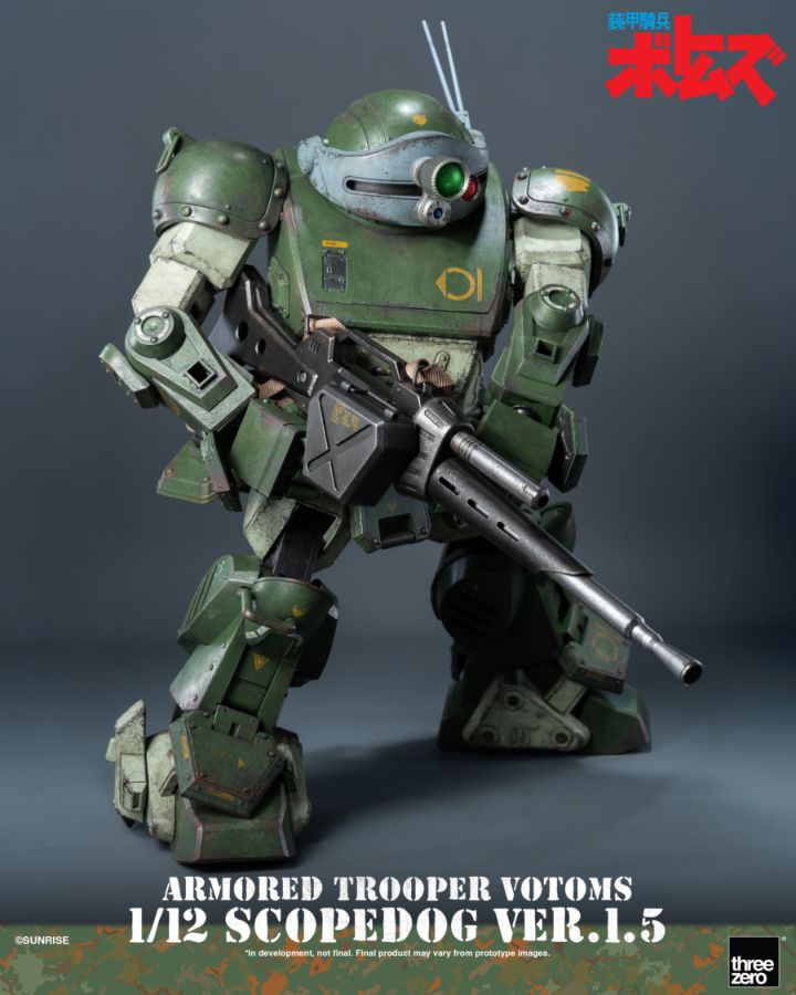 Armored Trooper VOTOMS - Scopedog Version 1.5 1:12 Scale Action Figure