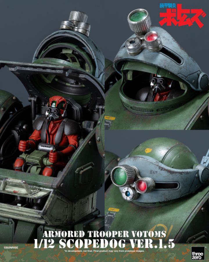 Armored Trooper VOTOMS - Scopedog Version 1.5 1:12 Scale Action Figure