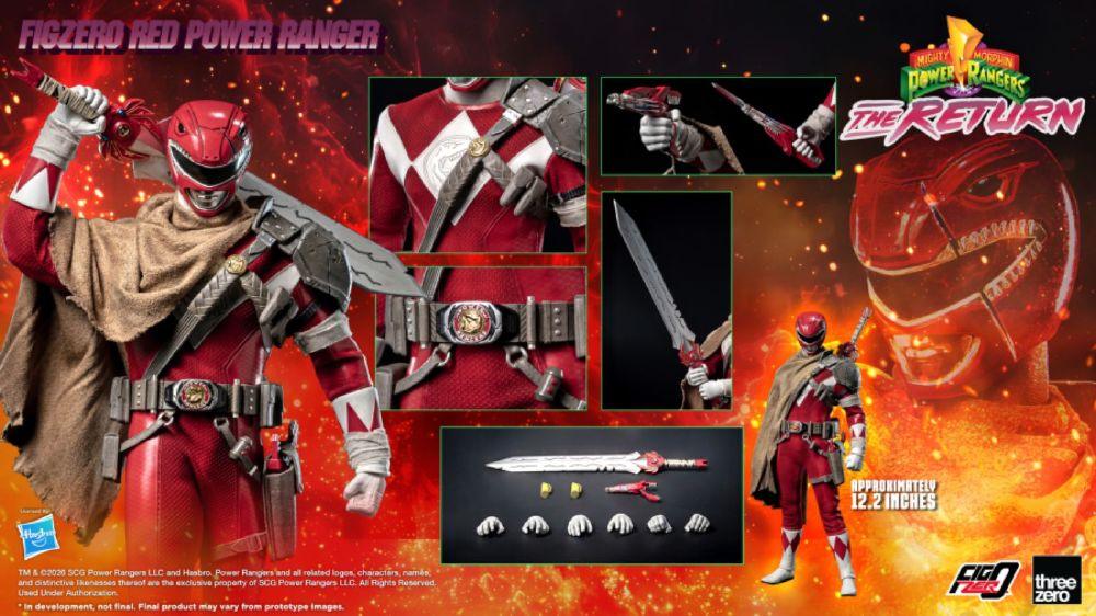 Mighty Morphin Power Rangers: The Return - Red Ranger FigZero 1:6 Scale Figure