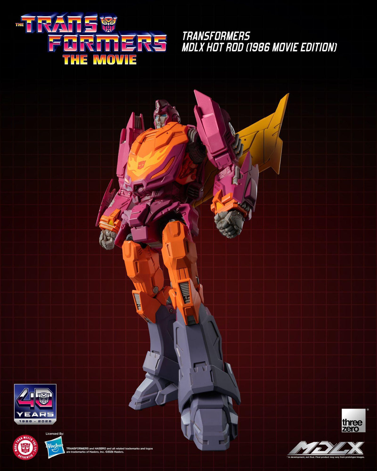 Transformers (1986) - Hot Rod (Movie Edition) MDLX Figure