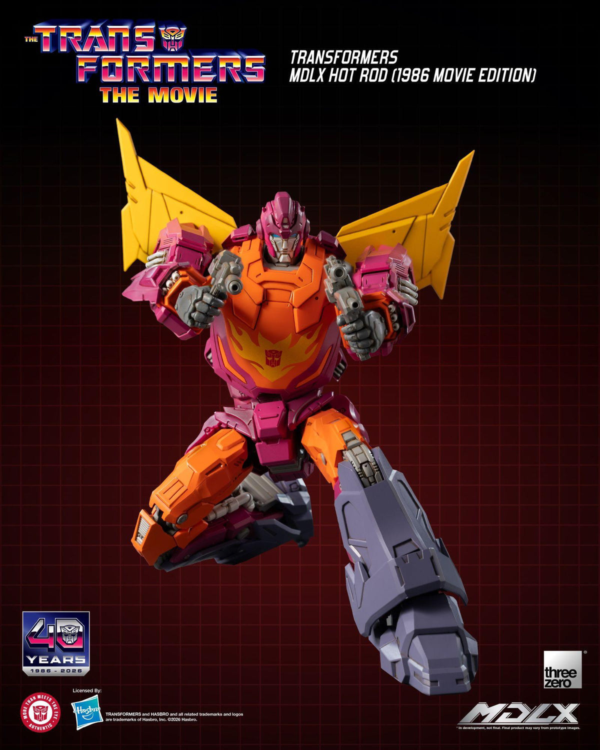 Transformers (1986) - Hot Rod (Movie Edition) MDLX Figure
