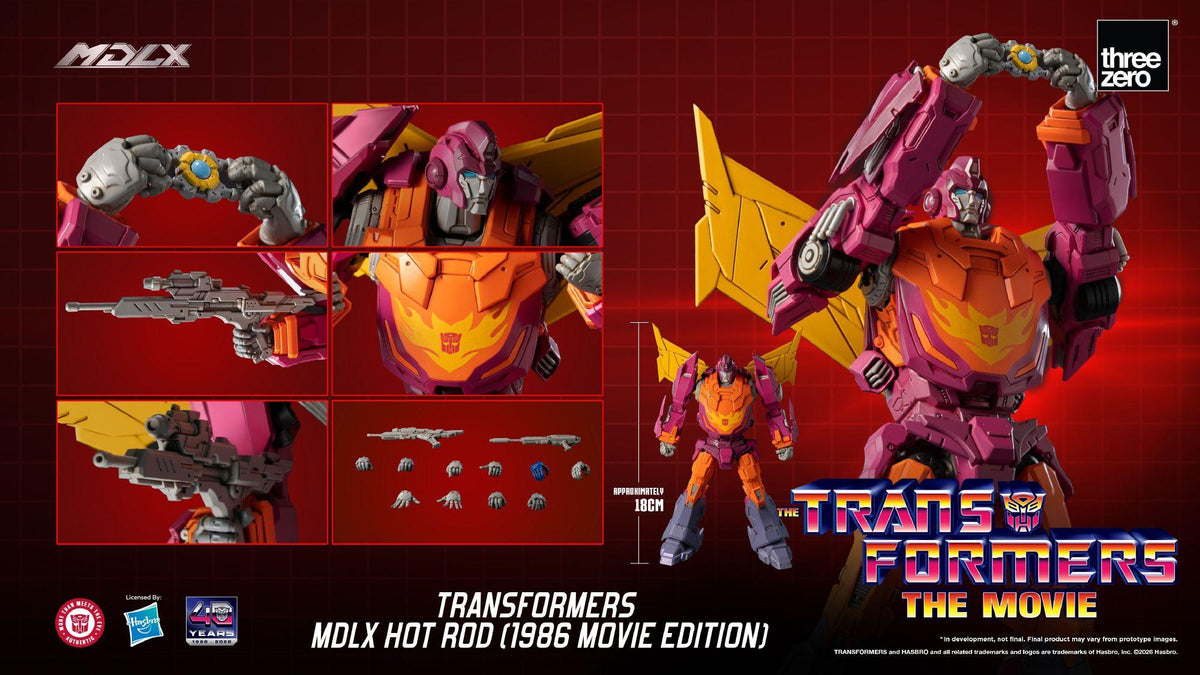 Transformers (1986) - Hot Rod (Movie Edition) MDLX Figure
