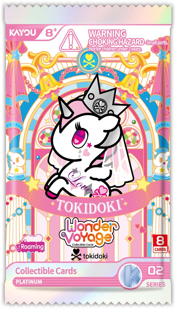 Kayou Tokidoki Wonder Voyage Collectible Trading Cards Roaming Edition Foil Series 2 Booster Pack