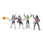 Kiss - The Band Vegas Outfits 4-Pack BST AXN 5" Action Figure Set [SDCC Exclusive]