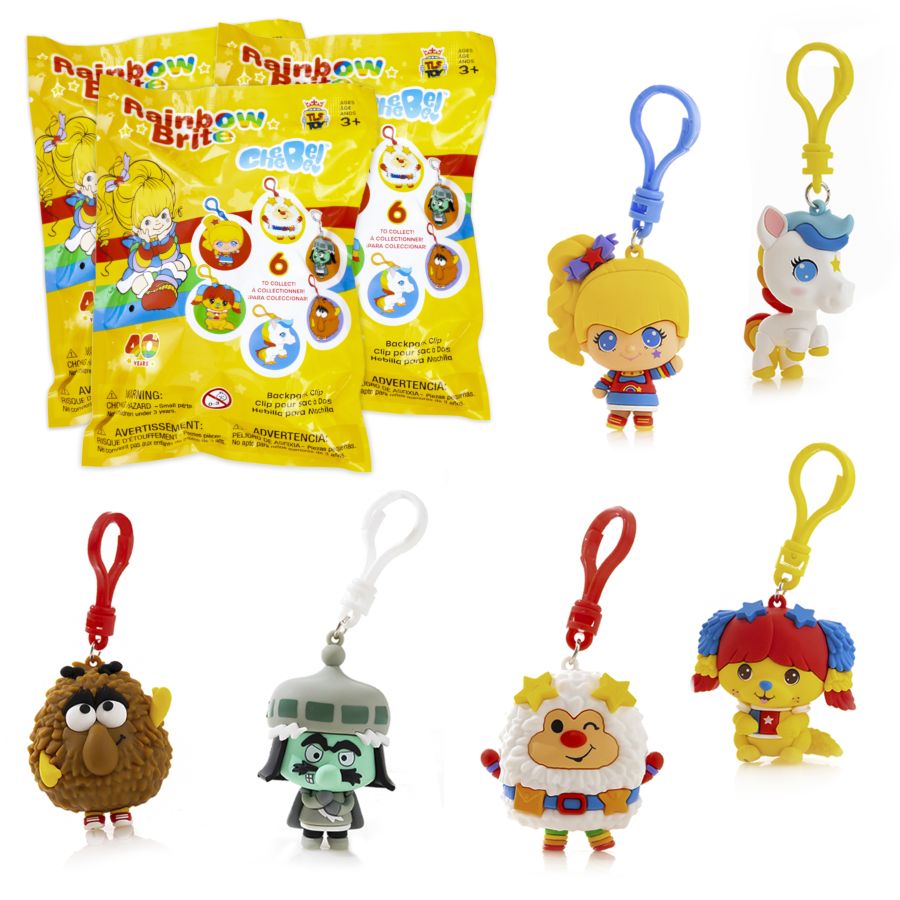Rainbow Brite - 2.5" CheeBee Keychain Blind Bag (Display of 24)
