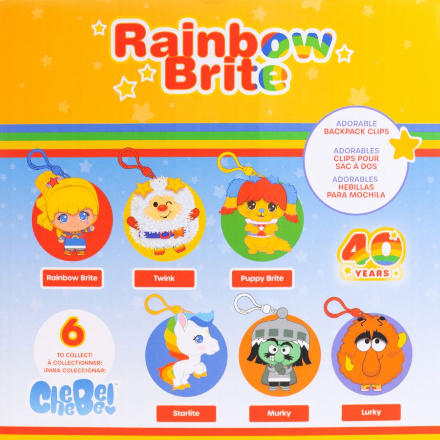 Rainbow Brite - 2.5" CheeBee Keychain Blind Bag (Display of 24)