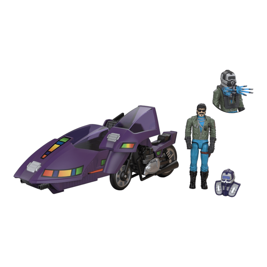 M.A.S.K. - Stealth Submarine Cycle (SSC) Vehicle with Sly Rax Action Figure
