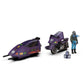 M.A.S.K. - Stealth Submarine Cycle (SSC) Vehicle with Sly Rax Action Figure