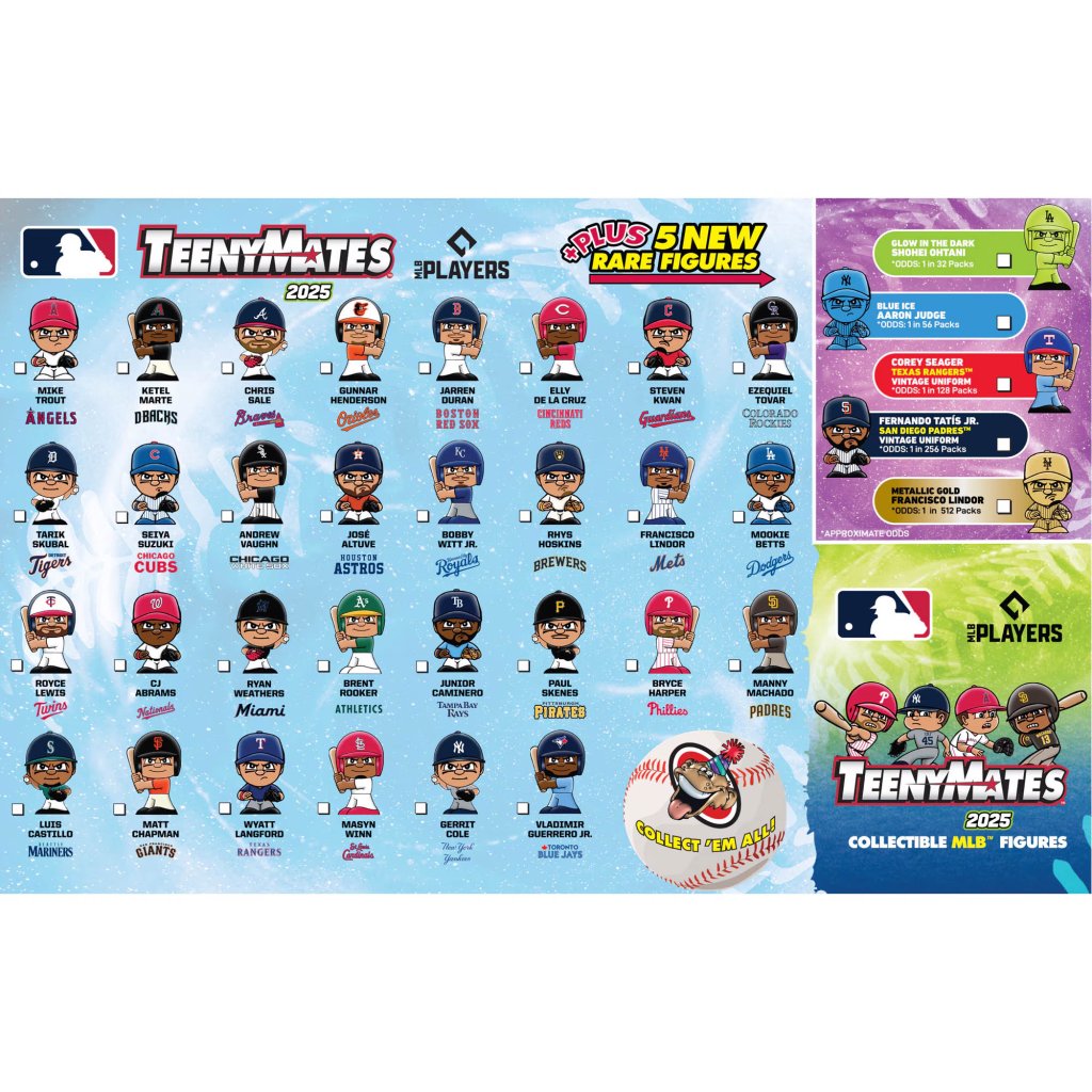 TEENYMATES- 2025 MLB Series