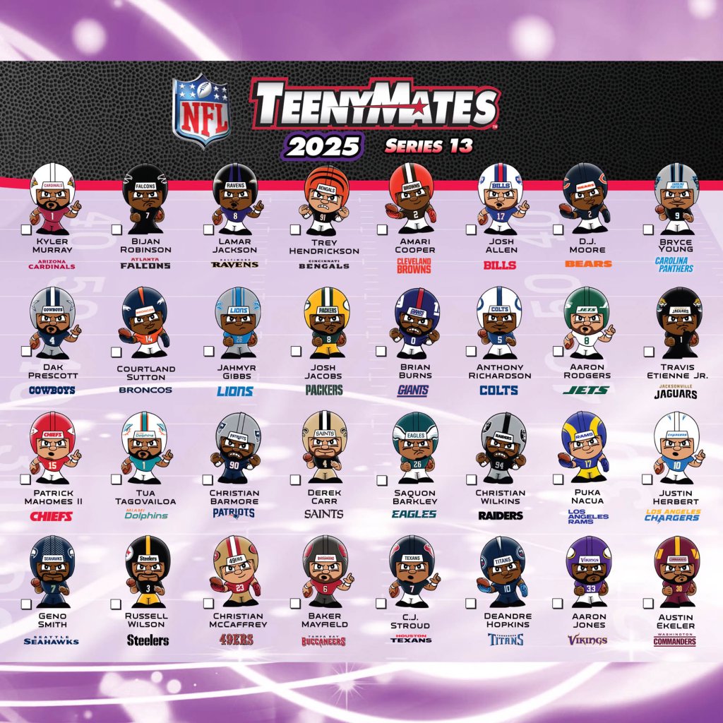 TEENYMATES- 2025 NFL Series